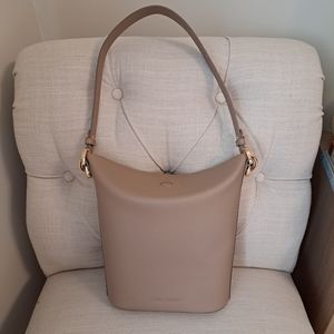 Poppy Barley Foldover Bucket Bag Excellent Condition